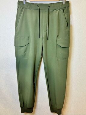 Goodfellow & Co Olive Green Cargo Joggers Drawstring Stretch Men’s Small